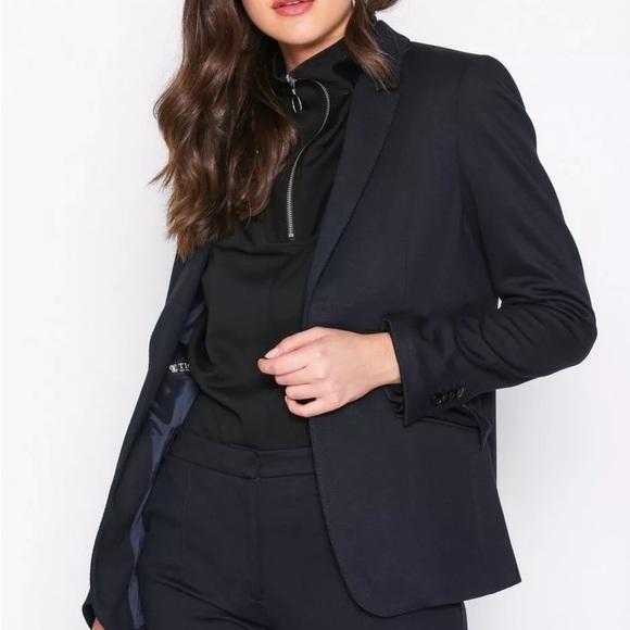 TIGER of Sweden Sajni Single Breasted Dark Navy Blazer size EU 38 - Picture 13 of 13